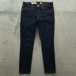 Pilcro Jeans Women's Size 30 Blue Mid-Rise Skinny Denim 28.5" Inseam Stretch